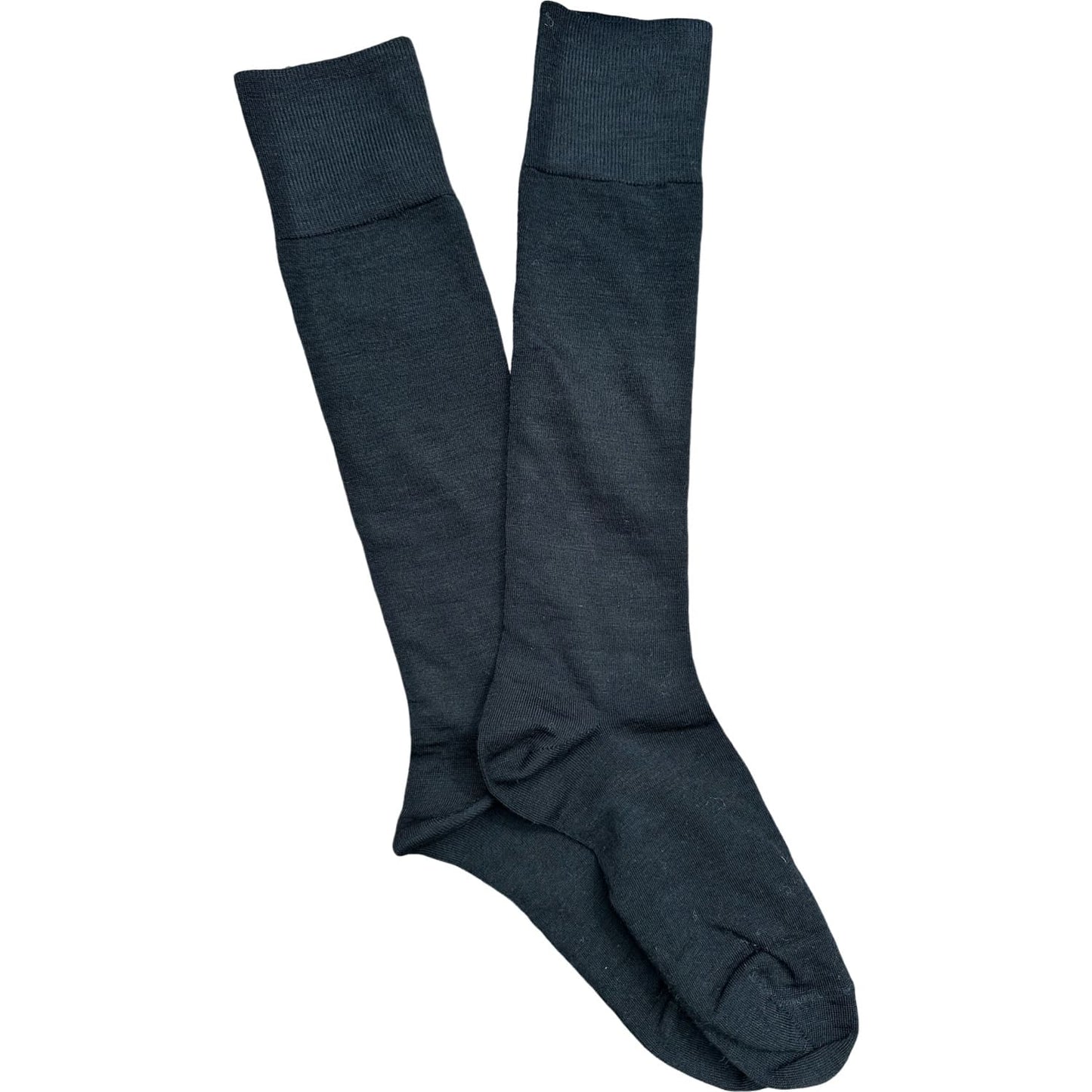 Knee-High Merino Wool Socks – Black