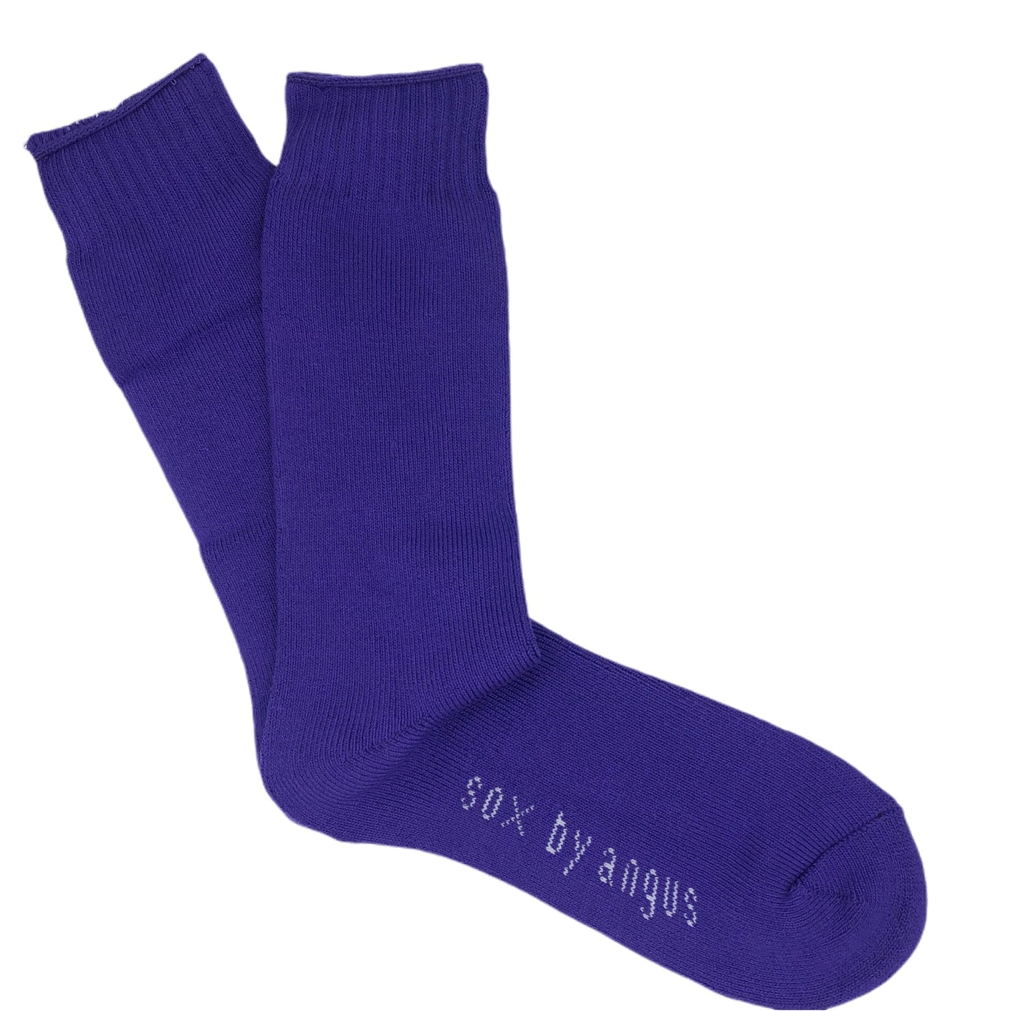 Bamboo Heavy Duty Socks - 3 Pack - Purple
