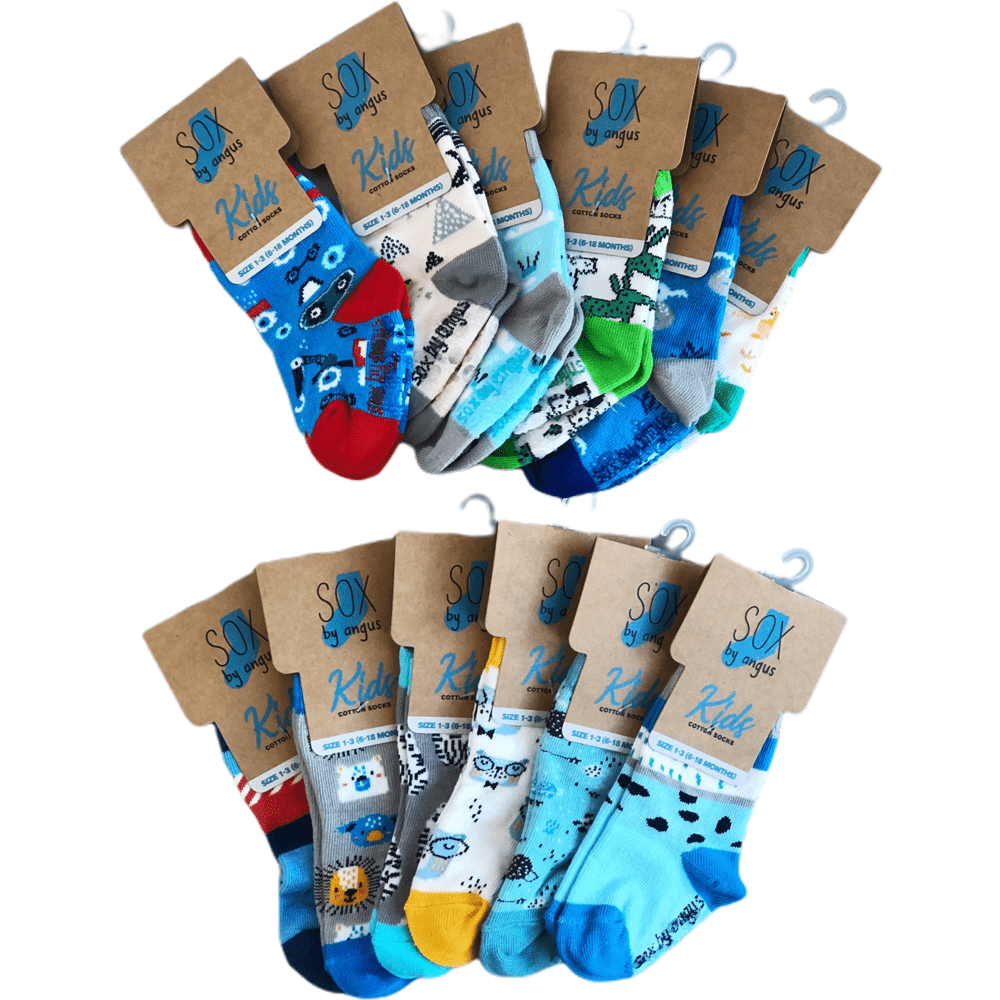 Boy Cotton Fashion Crew Socks