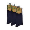 Bamboo Plain Business Socks -No Seam - Navy