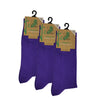 Bamboo Plain Business Socks -No Seam - Purple