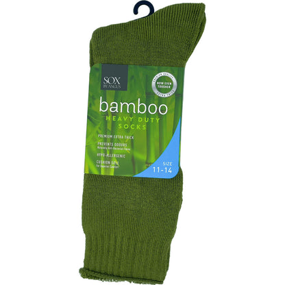 Bamboo Heavy Duty Socks - 1 Pack - Khaki