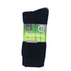 Bamboo Heavy Duty Socks - 3 Pack - Black/Grey