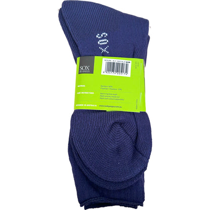 Bamboo Heavy Duty Socks - 3 Pack - Navy Blue