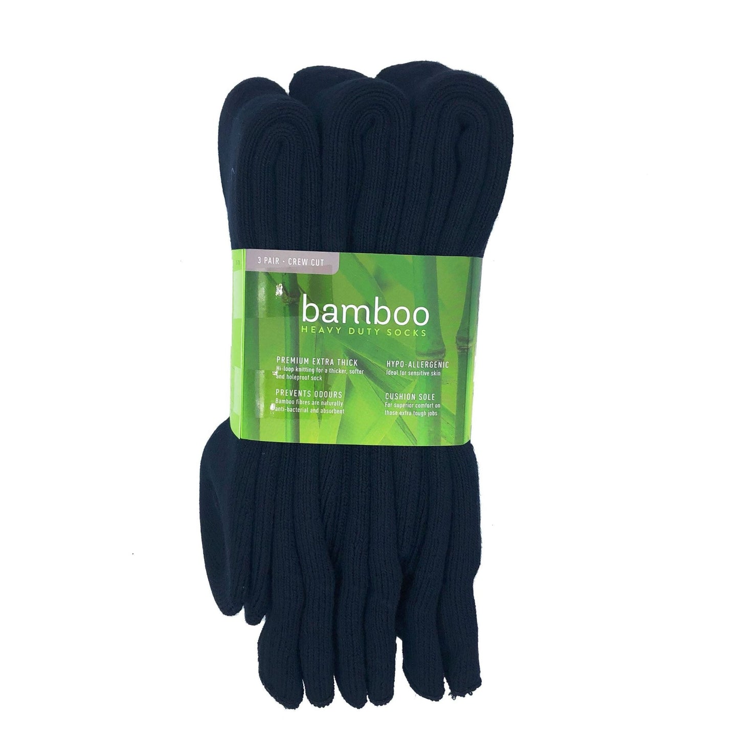 Bamboo Heavy Duty Socks - 3 Pack - Navy