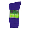 Bamboo Heavy Duty Socks - 3 Pack - Purple