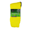 Bamboo Heavy Duty Socks - 3 Pack - Yellow/Black