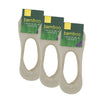 Bamboo invisible socks-medium cut-Fawn