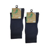 Non-fluffing Bamboo Cushion Foot Crew Sport Socks - Seamless - Black