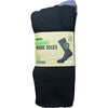 Bamboo Heavy Duty Socks - 2 pack - Black-Grey