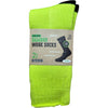 Bamboo Heavy Duty Socks - 2 pack - Fluoro-Lime-Black