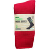 Bamboo Heavy Duty Socks - 2 pack - Red
