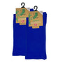 Bamboo Plain Cushion Foot Loose Top Socks - Royal Blue