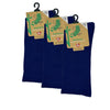 Bamboo Plain Loose Top Socks - NO SEAM – Navy Blue