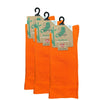 Bamboo Plain Loose Top Socks - NO SEAM - Orange