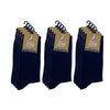 Cotton School Crew Socks - NO SEAM - NAVY