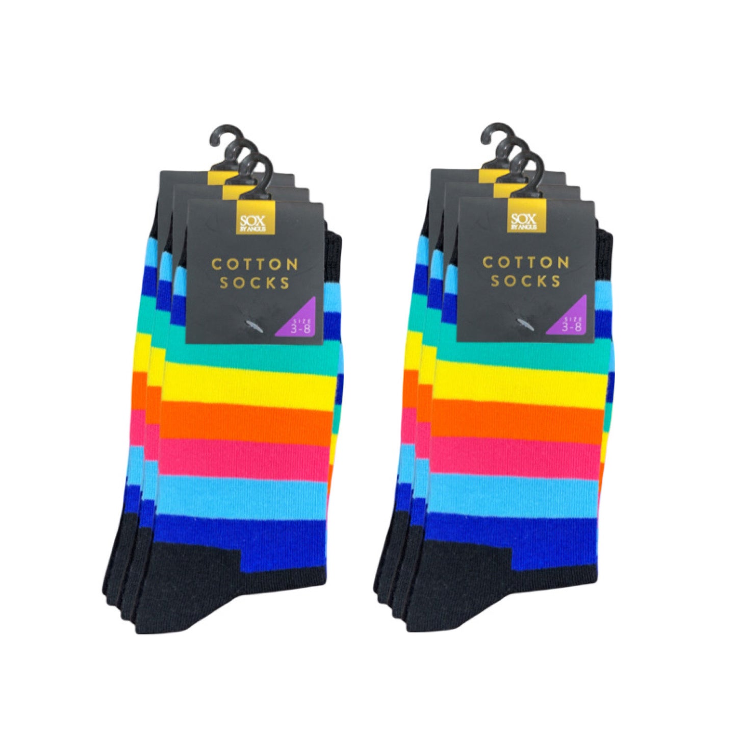 Rainbow Stripes Socks