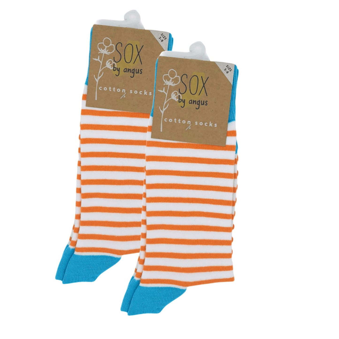 Orange Stripe Socks