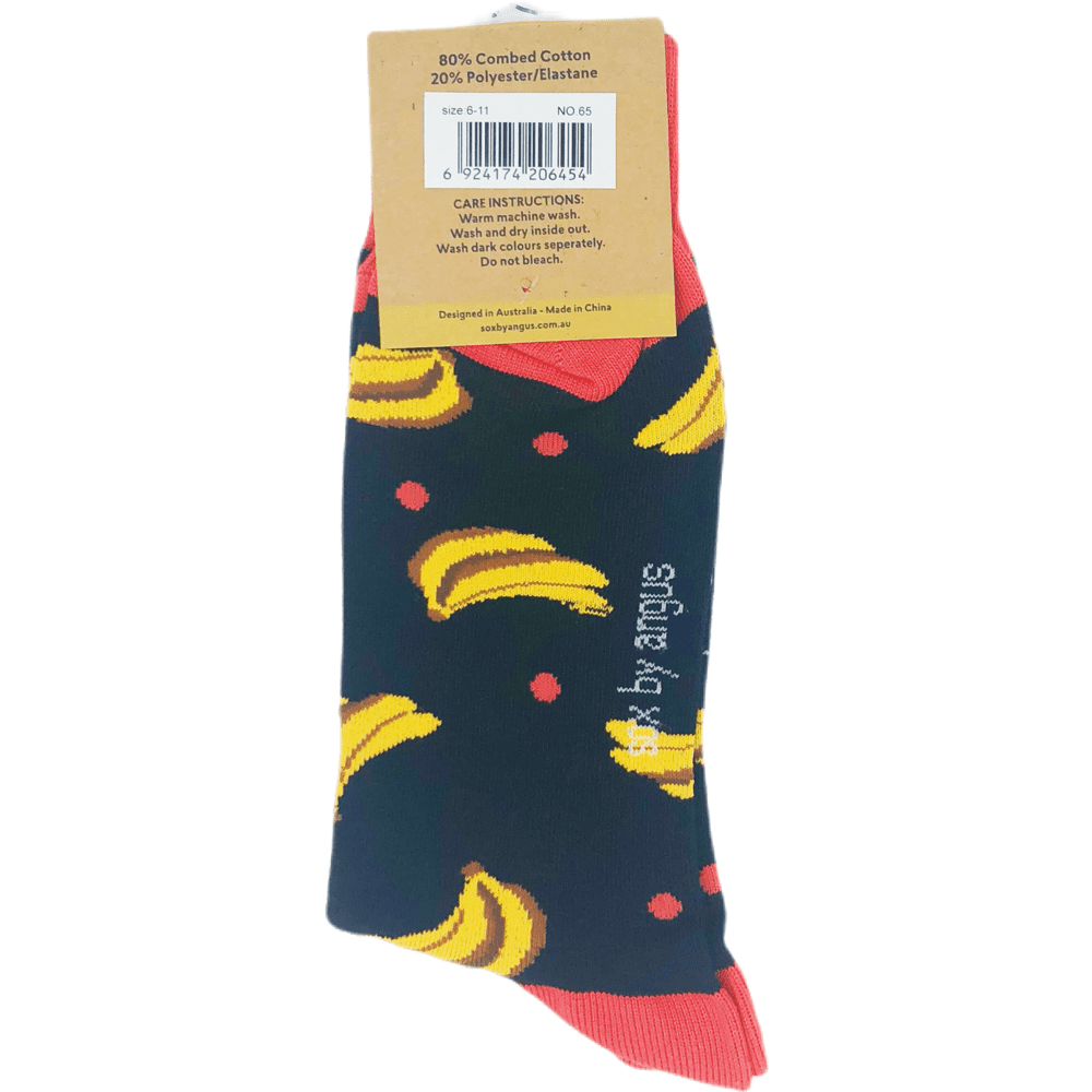 Dark Banana Socks