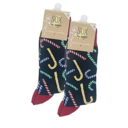 Christmas Sugar Cane Socks