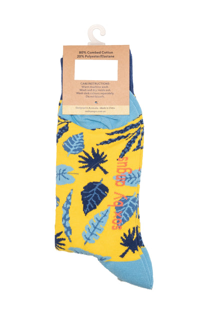 Tropical Leaves Socks