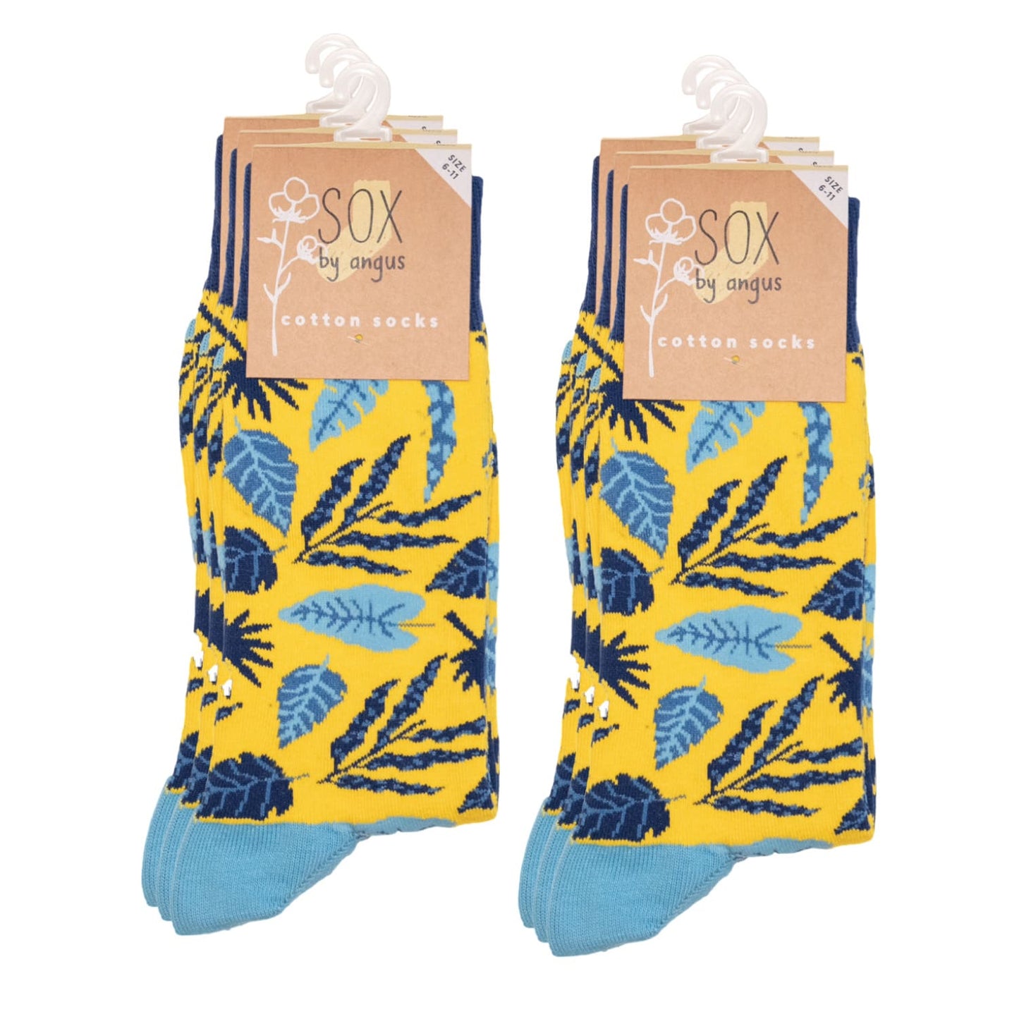 Tropical Leaves Socks