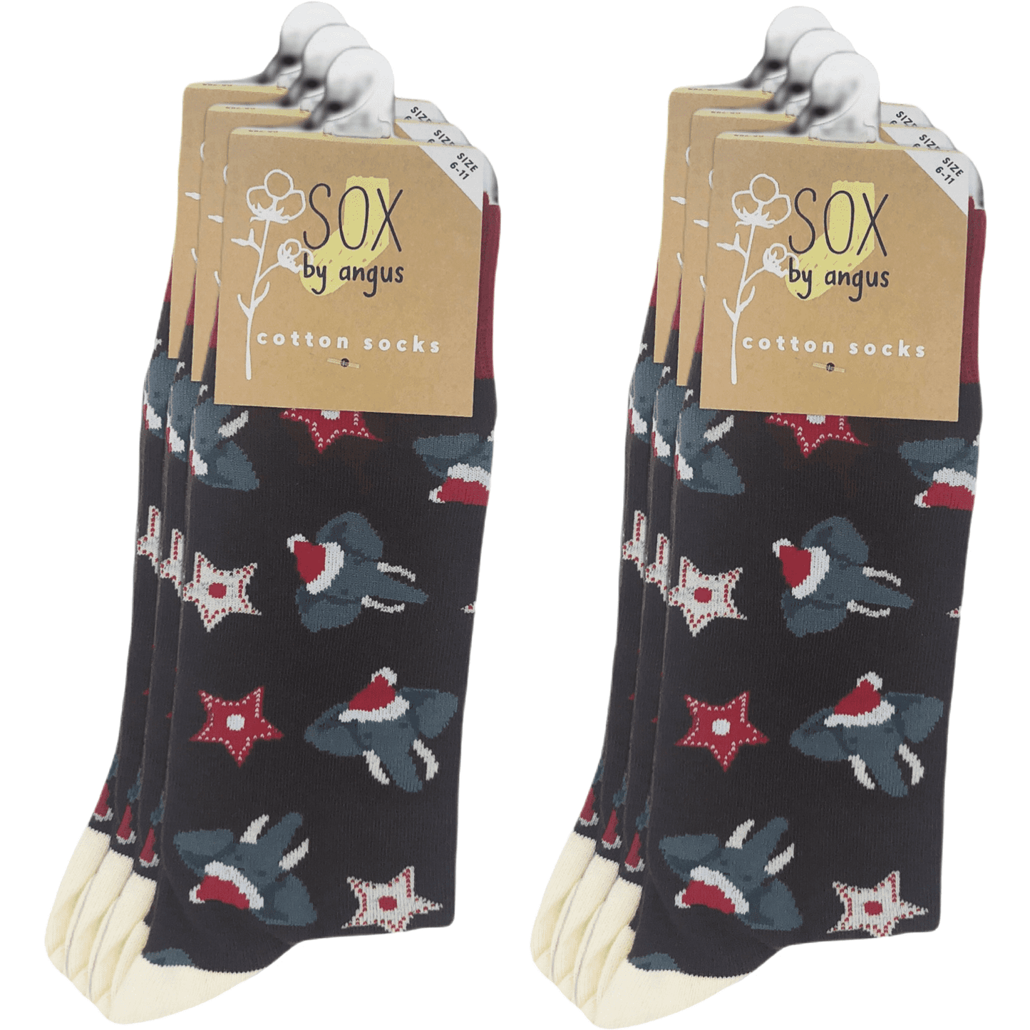 Christmas Elephant Socks