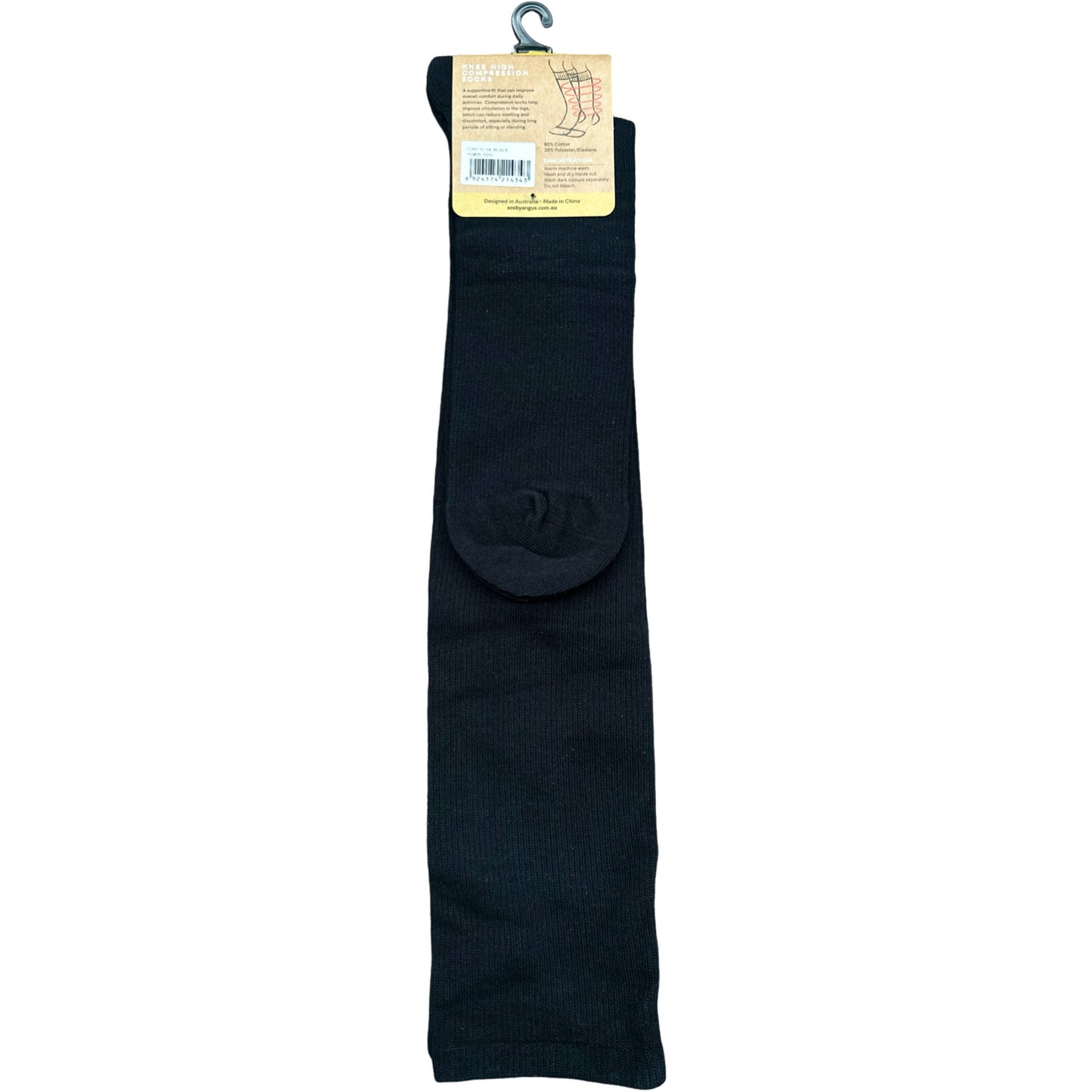 Compression Socks - No Seam- Black