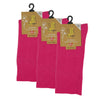 Cotton Loose Top Socks - NO SEAM - Hot Pink