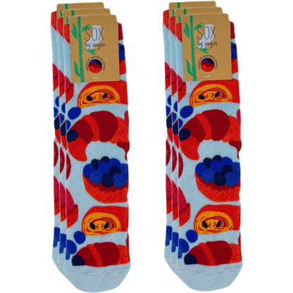 FRENCH SWEETS SOCKS-Digital Printed Bamboo Novelty Socks