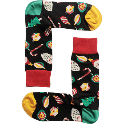 X'mas Gift Box F (Combed cotton novelty socks)