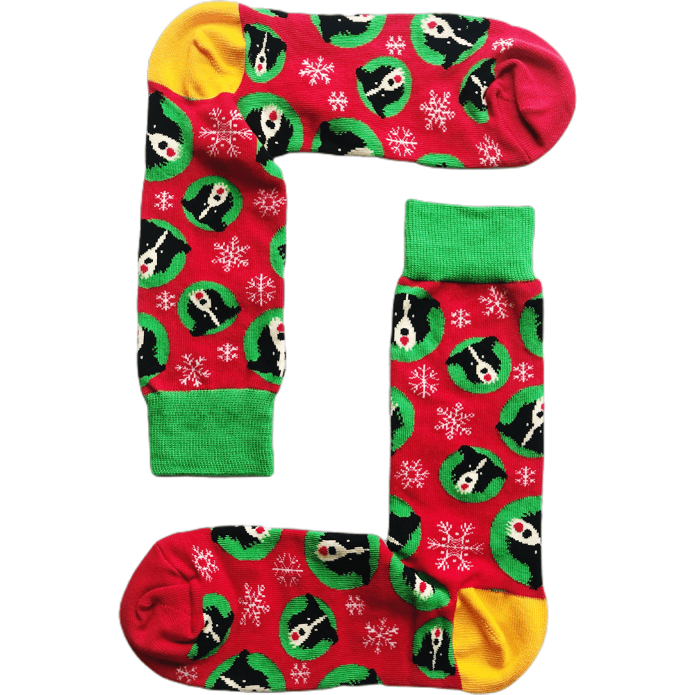 X'mas Gift Box F (Combed cotton novelty socks)