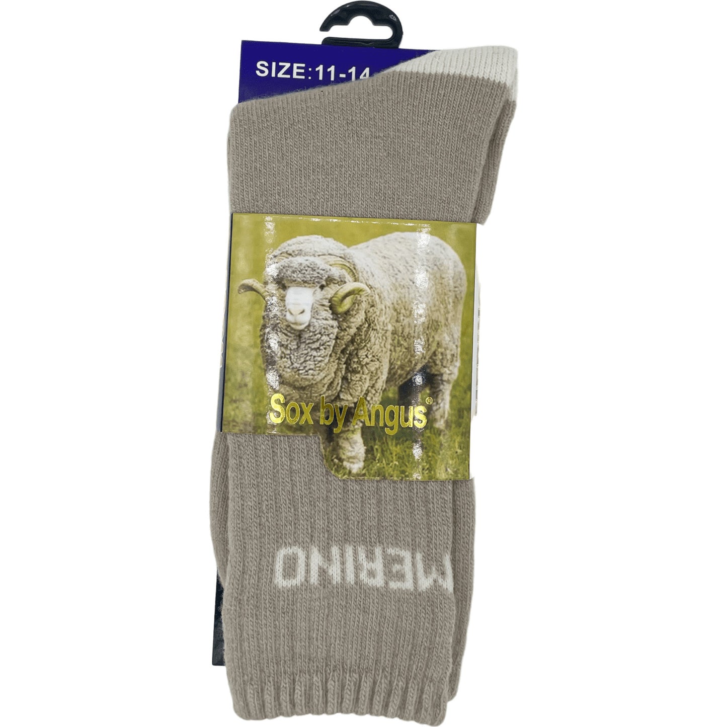 Merino Wool Hiker Socks - Beige