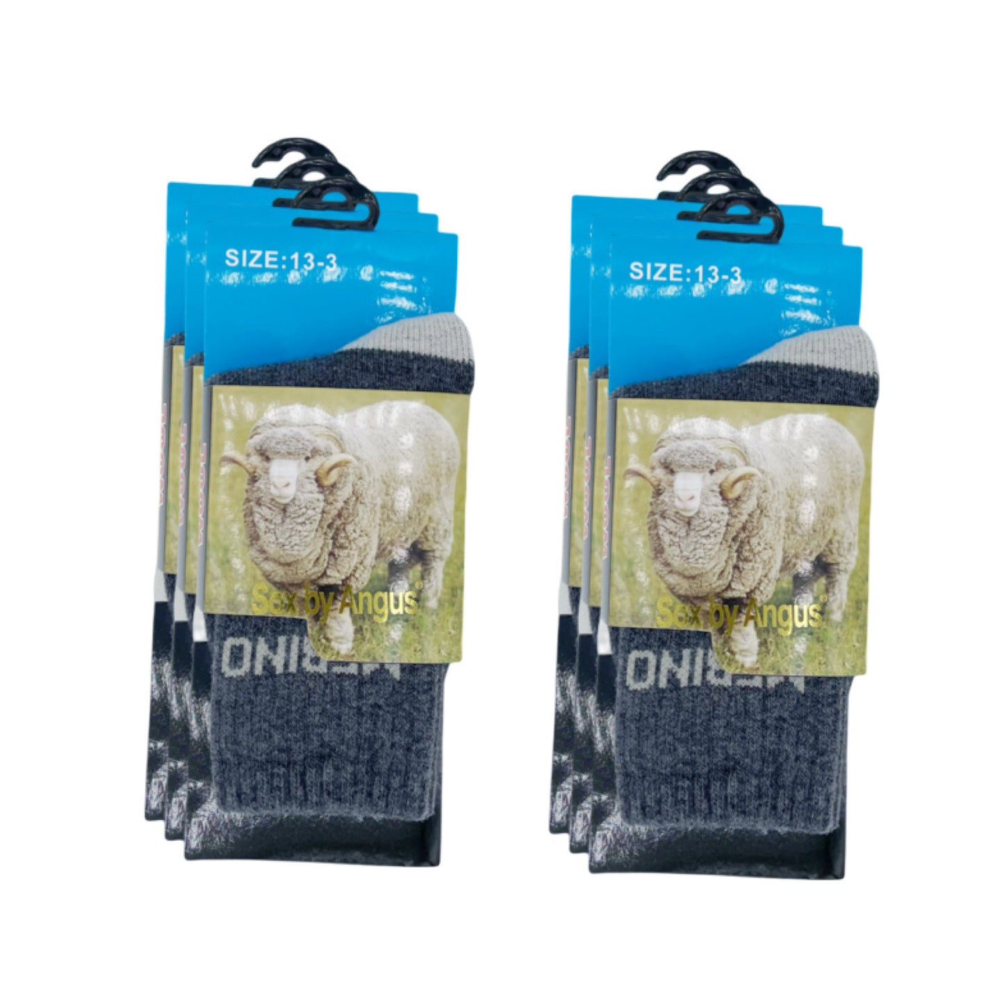 Merino Wool Hiker Socks - Charcoal