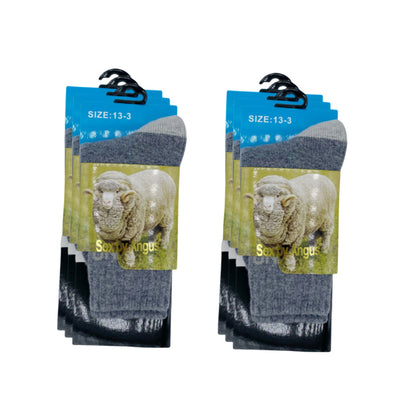 Merino Wool Hiker Socks - Grey