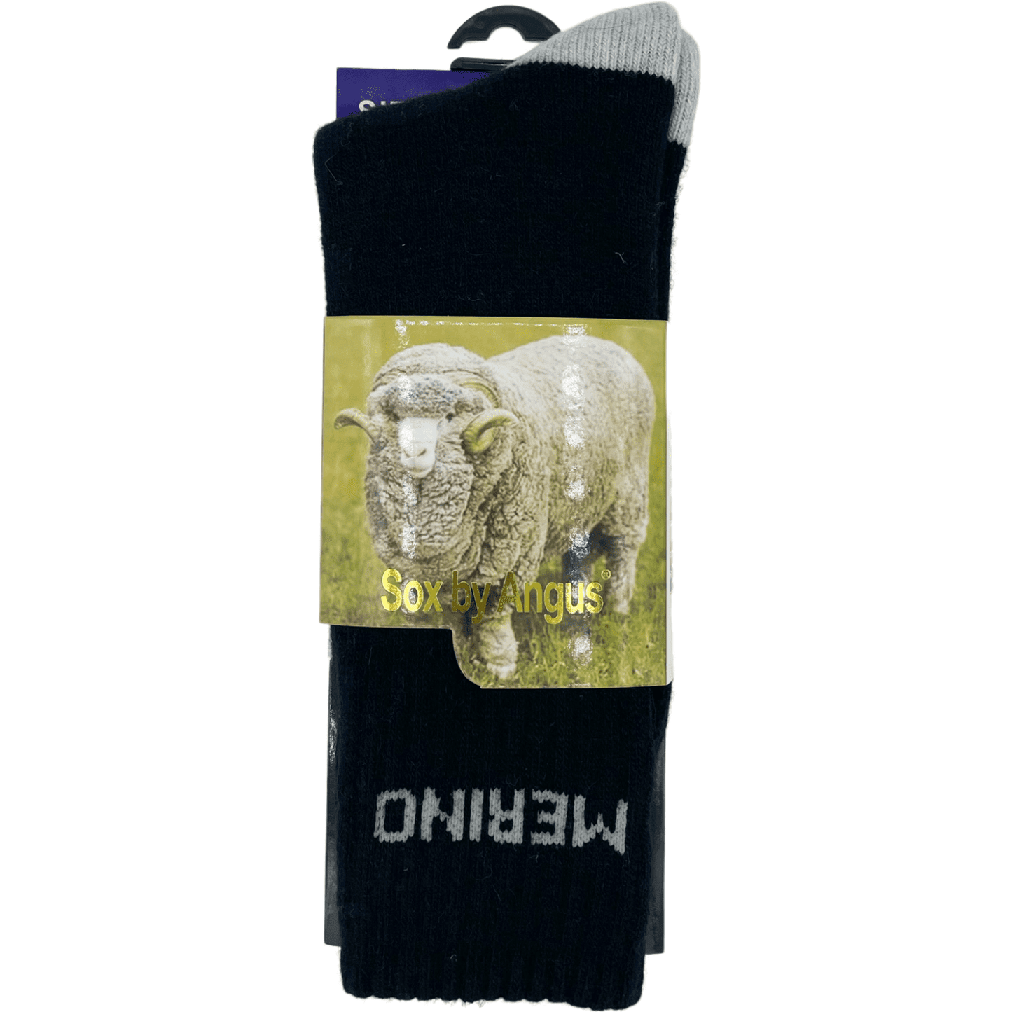Merino Wool Hiker Socks - Black
