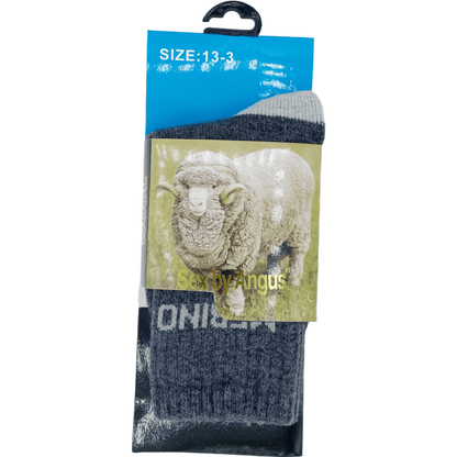 Merino Wool Hiker Socks - Charcoal