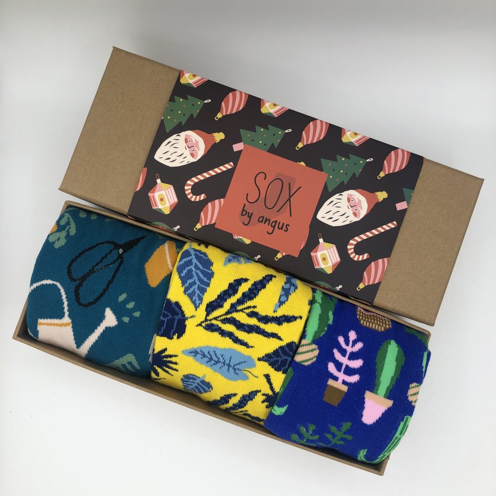 X'mas Gift Box C (Combed cotton novelty socks) - 6 - 11